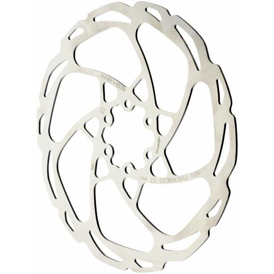 Hayes D-Series 6-Bolt Rotor with mounting bolts