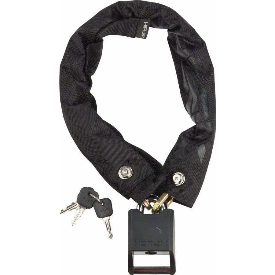 Hiplok Original Wearable Hardened Steel Bike Chain Lock: 12mm, Black