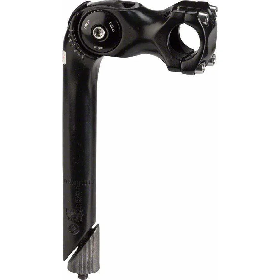 Kalloy Uno 822 Adjustable 25.4-24tpi Quill Stem (Black)