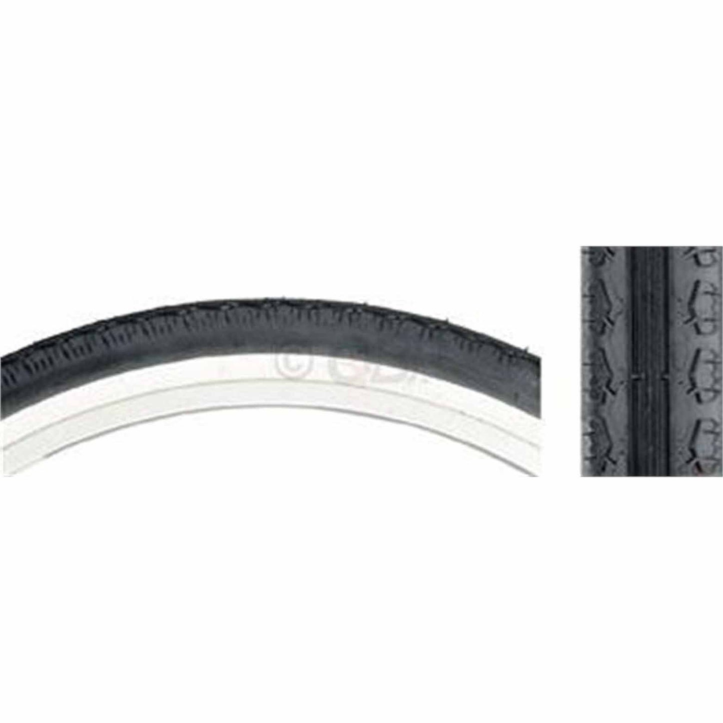Kenda K130 Cruiser Bike Tire 26 x 2.125" Steel Bead Black/White