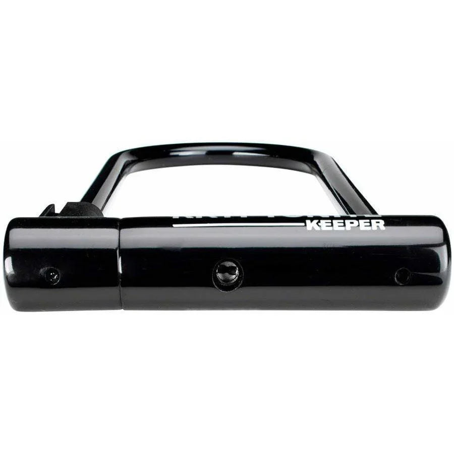 Kryptonite Keeper Bike U-Lock - 4 x 10", Keyed, Black, Includes bracket
