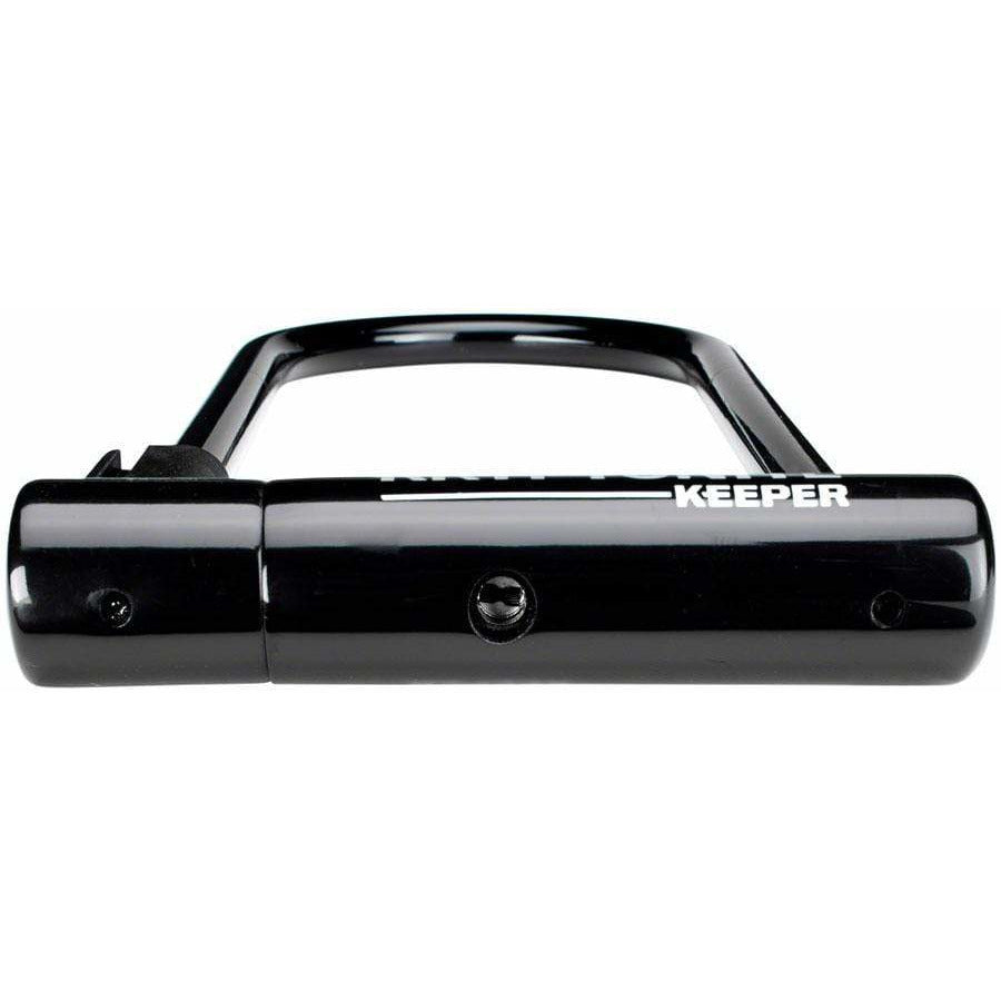 Kryptonite Keeper Bike U-Lock - 4 x 10", Keyed, Black, Includes bracket