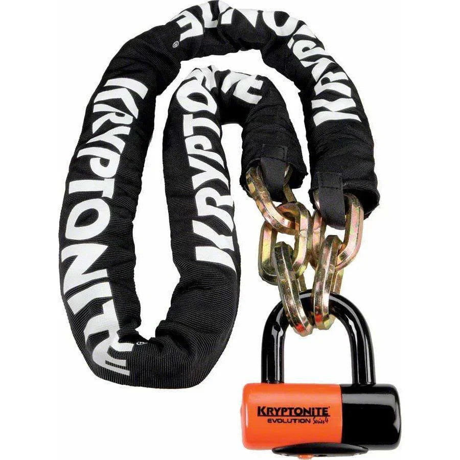 Kryptonite New York Bike Chain 1217 and Evolution Disc Lock: 5.5' (170cm)