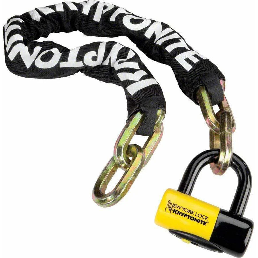 Kryptonite New York Fahgettaboudit Bike Chain 1410 and Disc Lock: 3.25' (100cm)