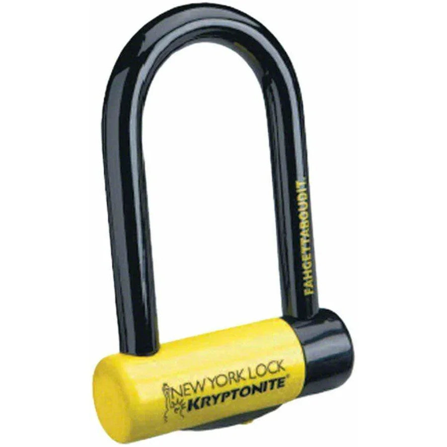 Kryptonite New York U-Lock - 3.25 x 6", Keyed, Black