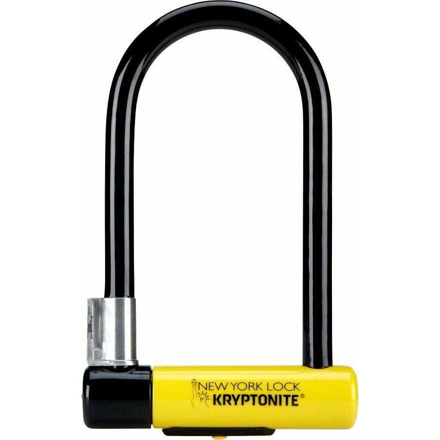 Kryptonite New York U Lock 4 x 8 Keyed Black Includes bracket Bicycle Warehouse