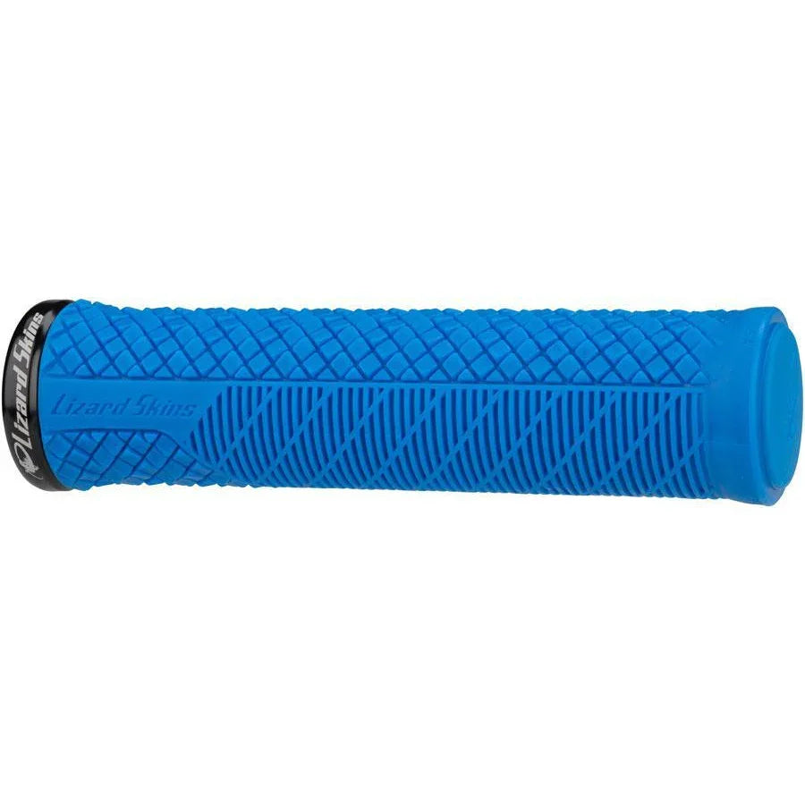 Lizard Skins Charger Evo Bike Handlebar Grips - Electric Blue, Lock-On