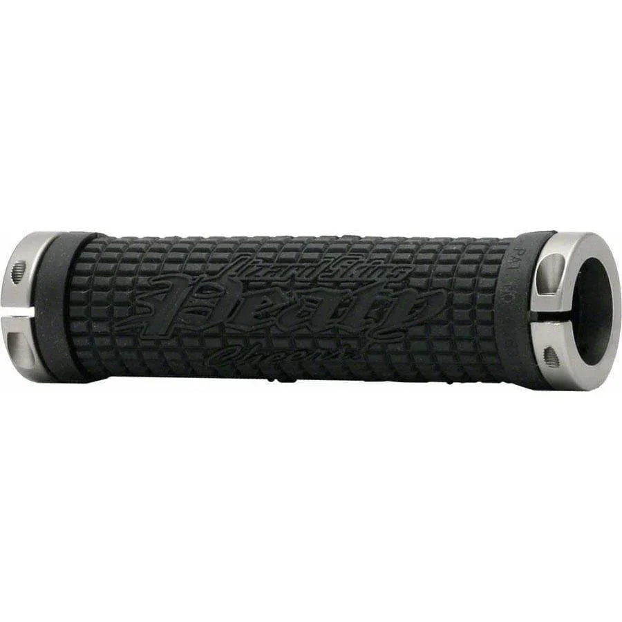 Lizard Skins Peaty Bike Handlebar Grips - Black, Lock-On