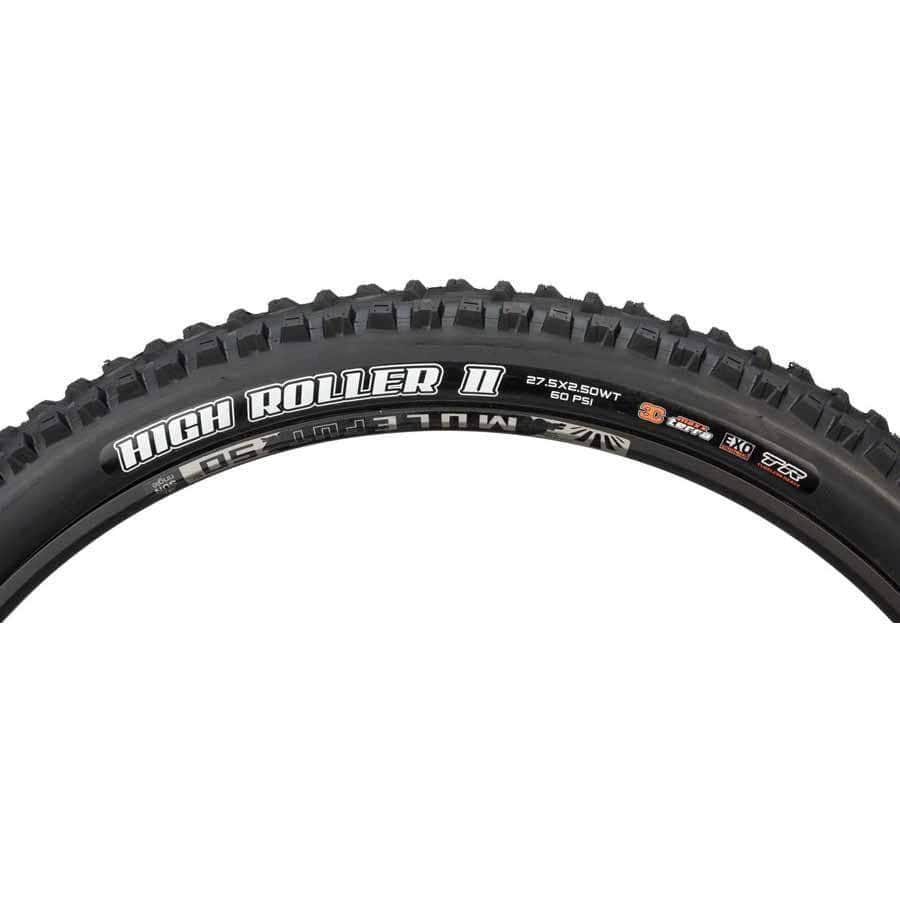 Maxxis High Roller II Bike Tire: 27.5 x 2.50", Folding, 60tpi, 3C MaxxTerra, EXO, Tubeless Ready, Wide Trail