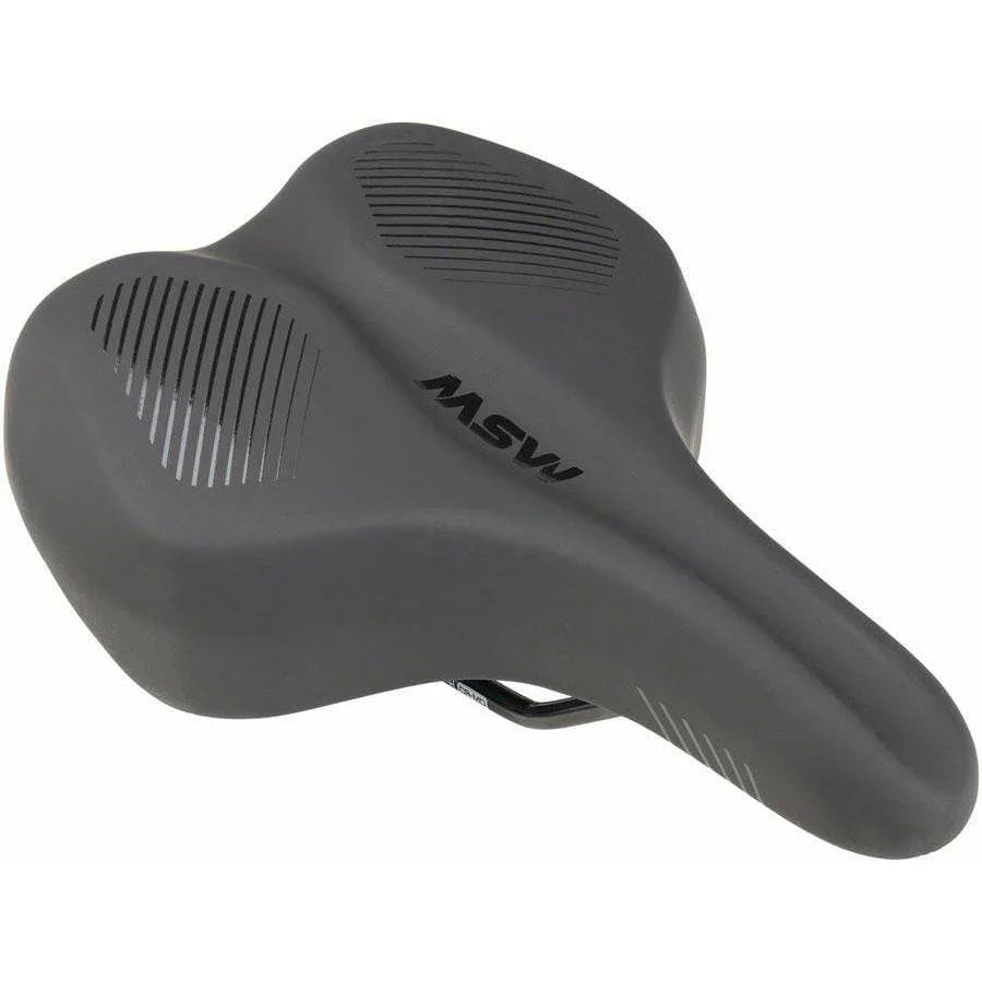 MSW SDL-164 Spin Fitness Saddle - Steel Black