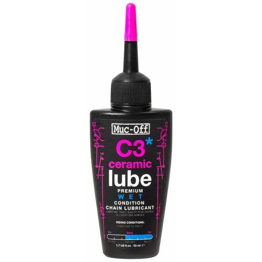 Muc-Off C3 Wet Ceramic Bike Chain Lube - 50ml, Drip
