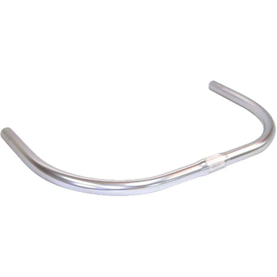 Nitto B617 Promenade Handlebar: 25.4mm Bar Clamp 135 Degree Bend 0mm Rise 450mm Width, Alloy Silver