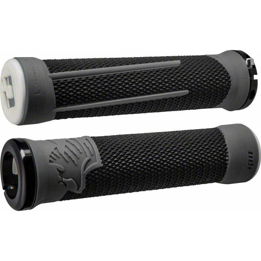ODI AG2 Bike Handlebar Grips - Black/Graphite, Lock-On