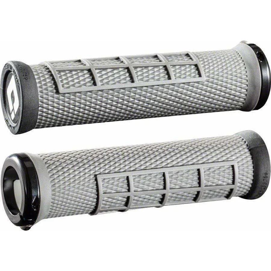 ODI Elite Flow Bike Handlebar Grips - Graphite Black, Lock-On