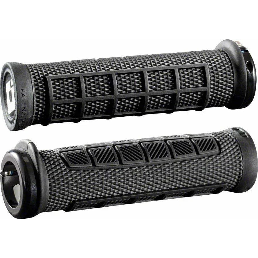 ODI Elite Pro Bike Handlebar Grips - Black, Lock-On