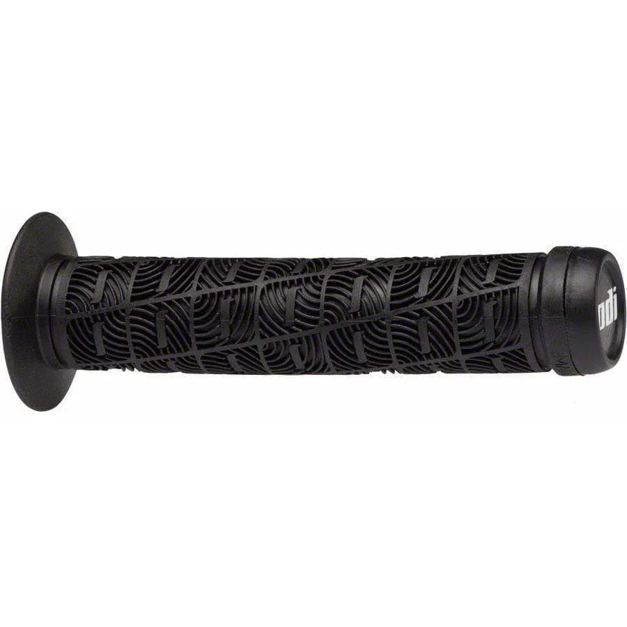 ODI O-Grip Bike Handlebar Grips - Black, Flange