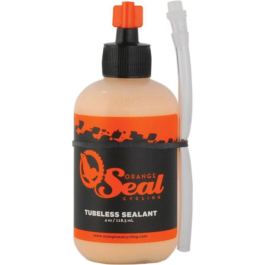 Orange Seal Tubeless Tire Sealant with Twist Lock Applicator - 4oz