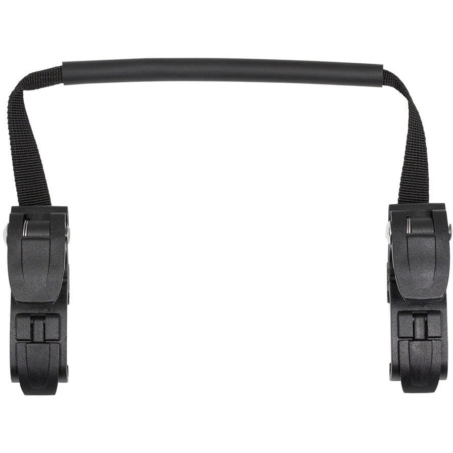 Ortlieb Replacement Pannier Hooks: For QL2.1/2 Systems, Fits 16mm Rails and comes with 12mm, 10mm, 8mm Reducers, Single, Black