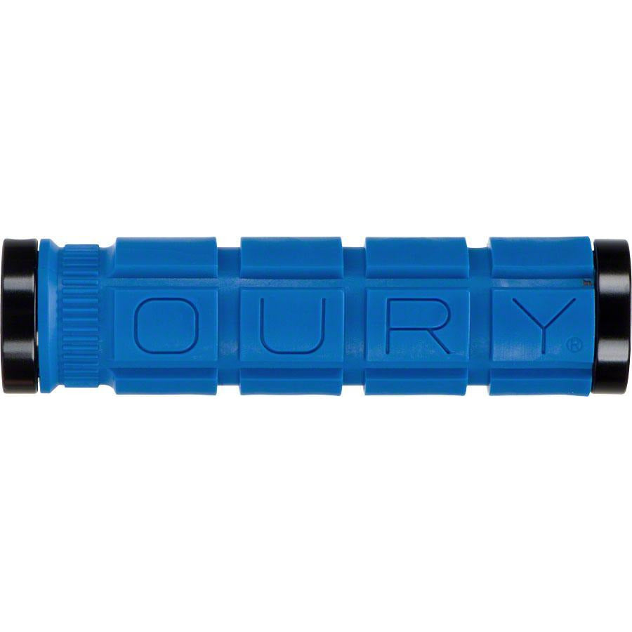 Oury Lock-On Bonus Pack Bike Handlebar Grips - Blue, Lock-On