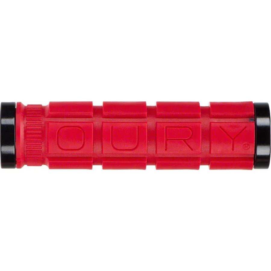 Oury Lock-On Bonus Pack Bike Handlebar Grips - Red, Lock-On