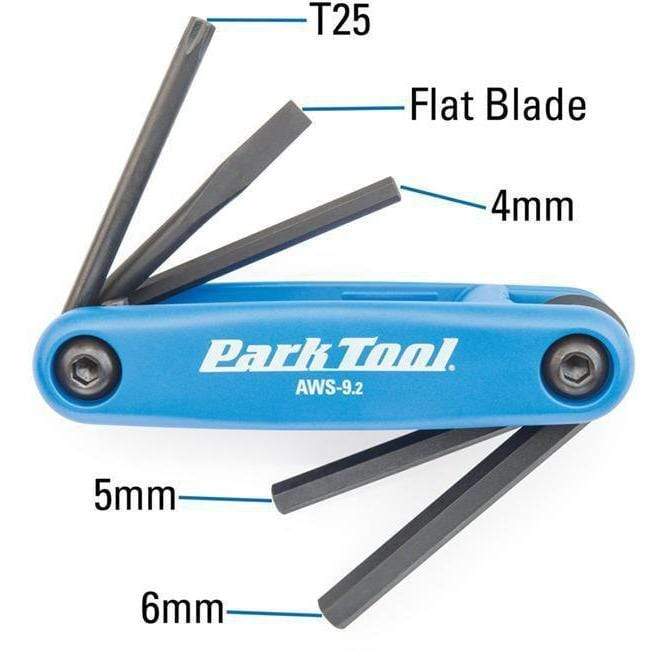 Park Tool AWS-9.2 Fold-Up Bike Hex Wrench Set