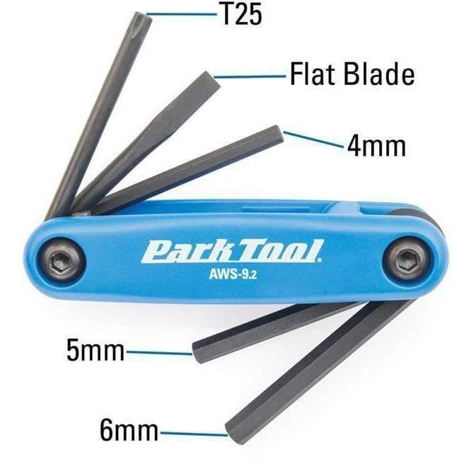 Park Tool AWS-9.2 Fold-Up Bike Hex Wrench Set