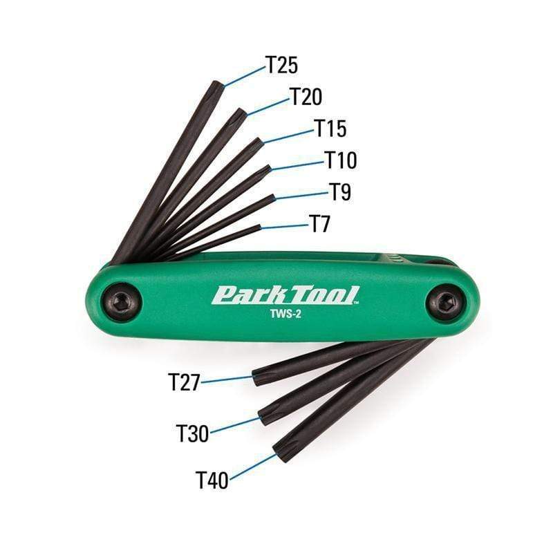 Park Tool TWS-2 Folding Torx Bike Wrench Set