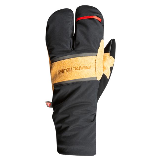 Pearl Izumi AmFIB Lobster Gel Glove - Black/Dark Tan