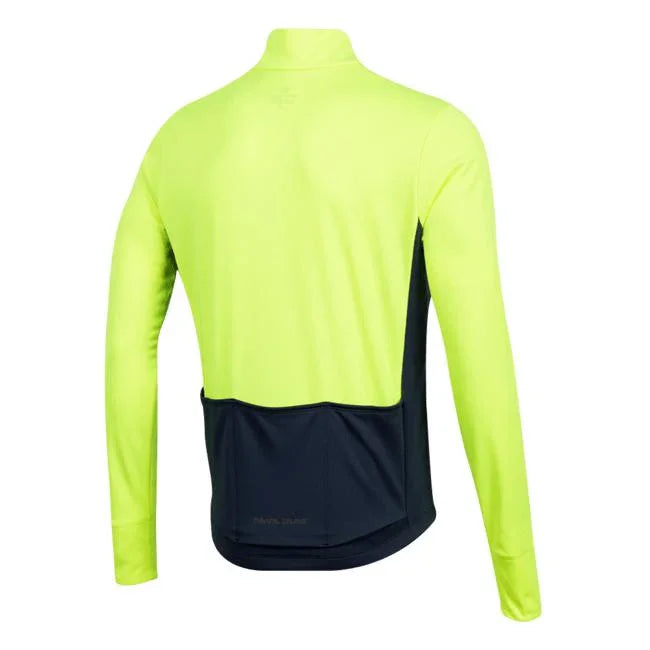 Pearl Izumi Quest Thermal Cycling Jersey - Blue/Yellow - Medium