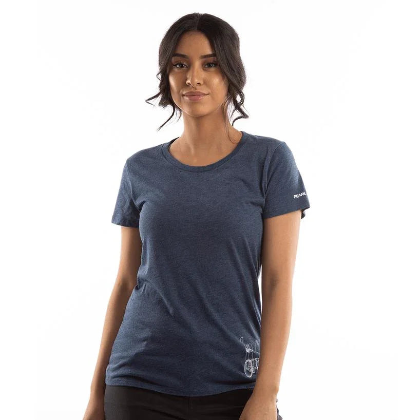 Pearl Izumi Women's Graphic Bike Shirt - Blue
