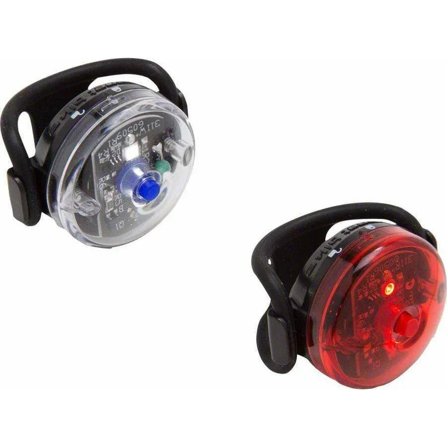 Planet Bike Button Blinky Front and Rear Bike Light Set