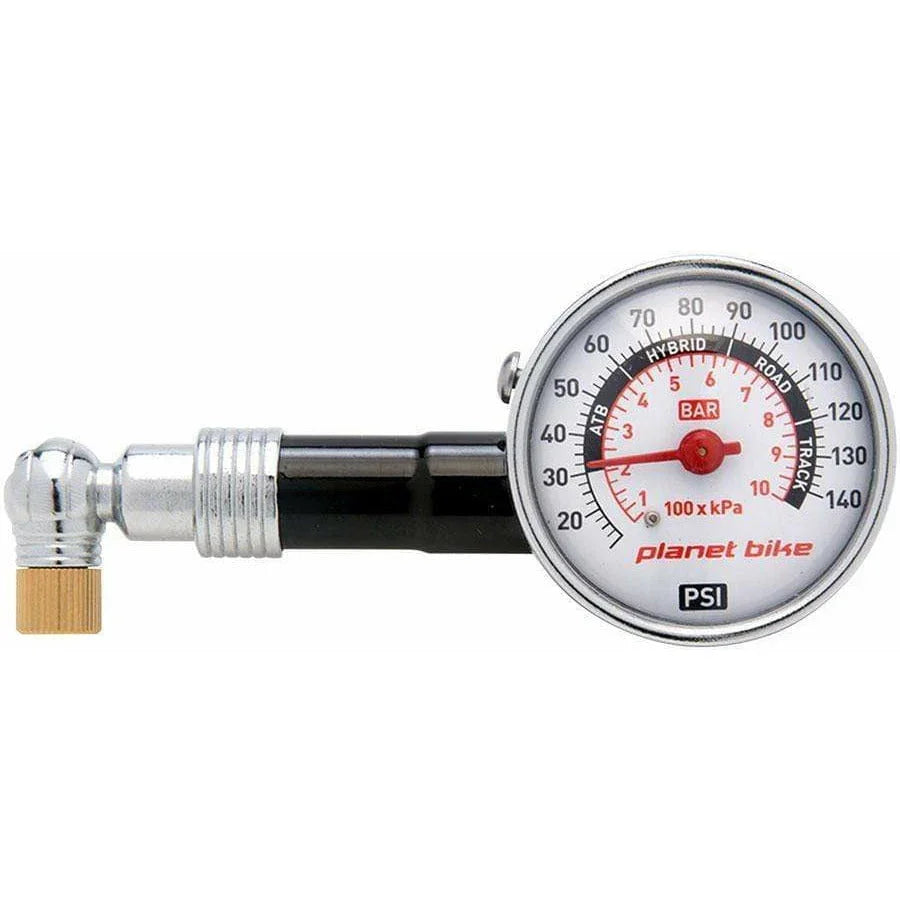 Planet Bike Dial Bike Tire Pressure Gauge - 140psi