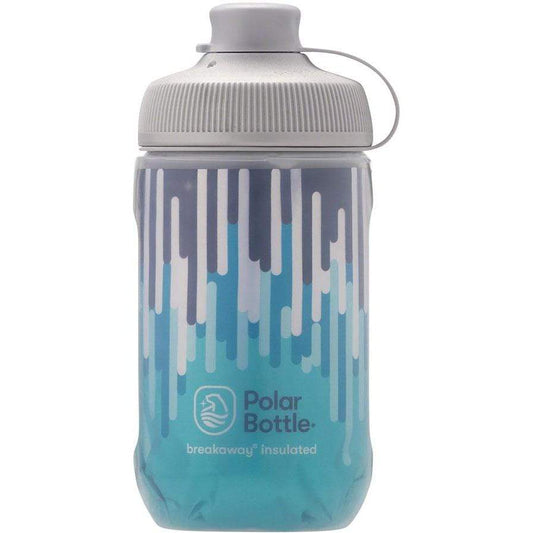 Polar Bottles Breakaway Muck Insulated Zipper Bike Water Bottle - 12oz, Blue/Turq