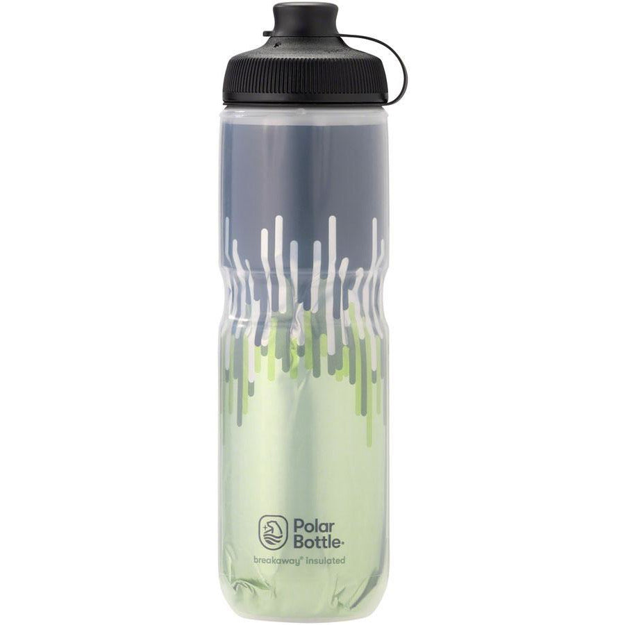 Polar Bottles Breakaway Muck Insulated Zipper Bike Water Bottle - 24oz, Moss/Desert
