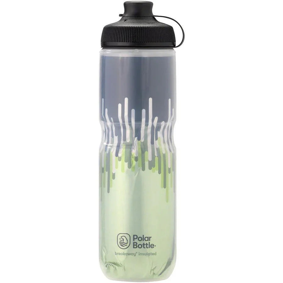 Polar Bottles Breakaway Muck Insulated Zipper Bike Water Bottle - 24oz, Moss/Desert