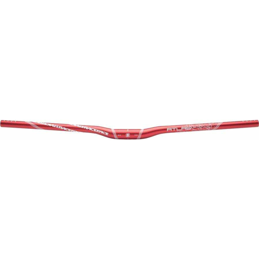 RaceFace Atlas Riser Handlebar, 31.8 x 785mm 1/2" Rise Red