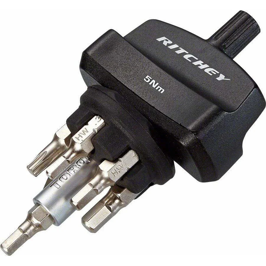 Ritchey TorqKey 5Nm With 6 bits M3/4/5 T20/25 and Philips #1 Bike Tool