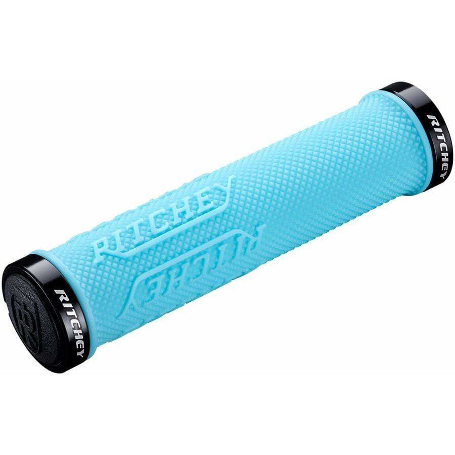 Ritchey WCS Truegrip X Locking Bike Handlebar Grips - Sky Blue