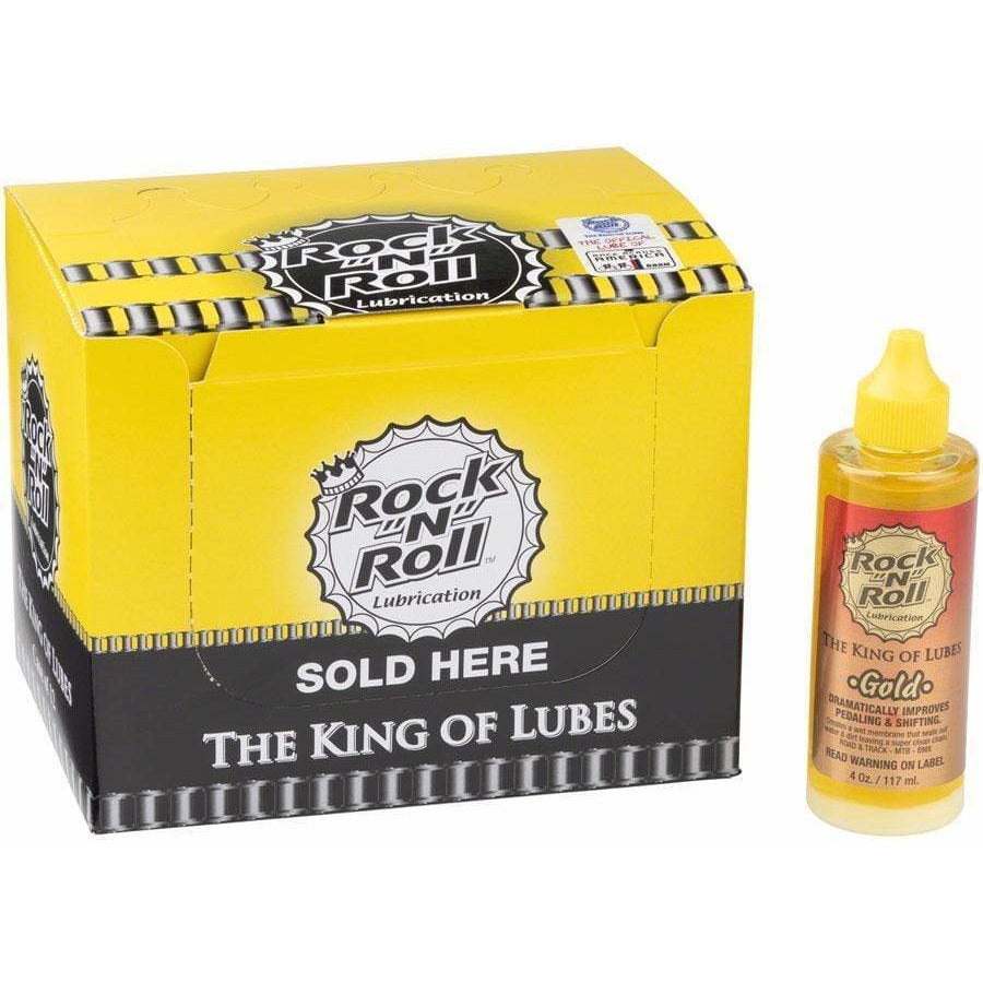 Rock-N-Roll Gold Bike Chain Lube Box of 12 – Bicycle Warehouse