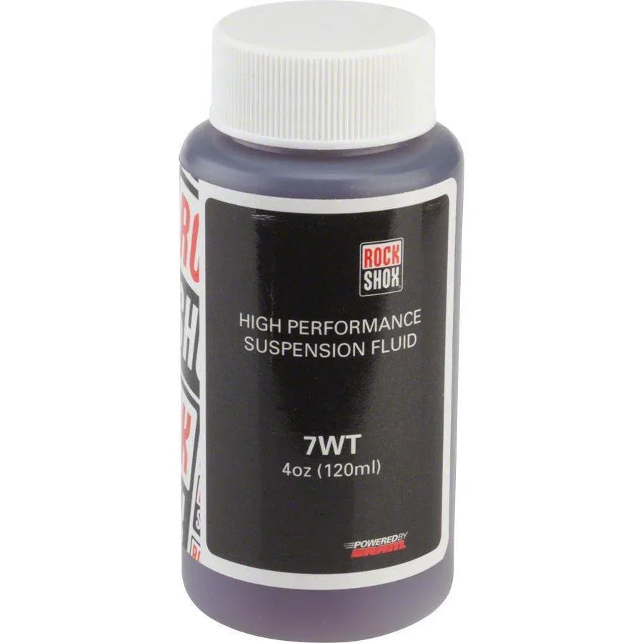 RockShox Suspension Oil, 7wt, 120ml Bottle, Rear Shock Damper