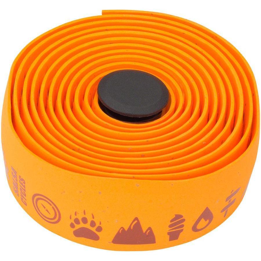 Salsa Glyph Gel Cork Bike Handlebar Tape - Orange
