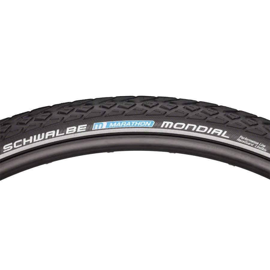 Schwalbe Marathon Mondial Wire Bead, Flat Resist, Road Bike Tire 700 x –  Bicycle Warehouse