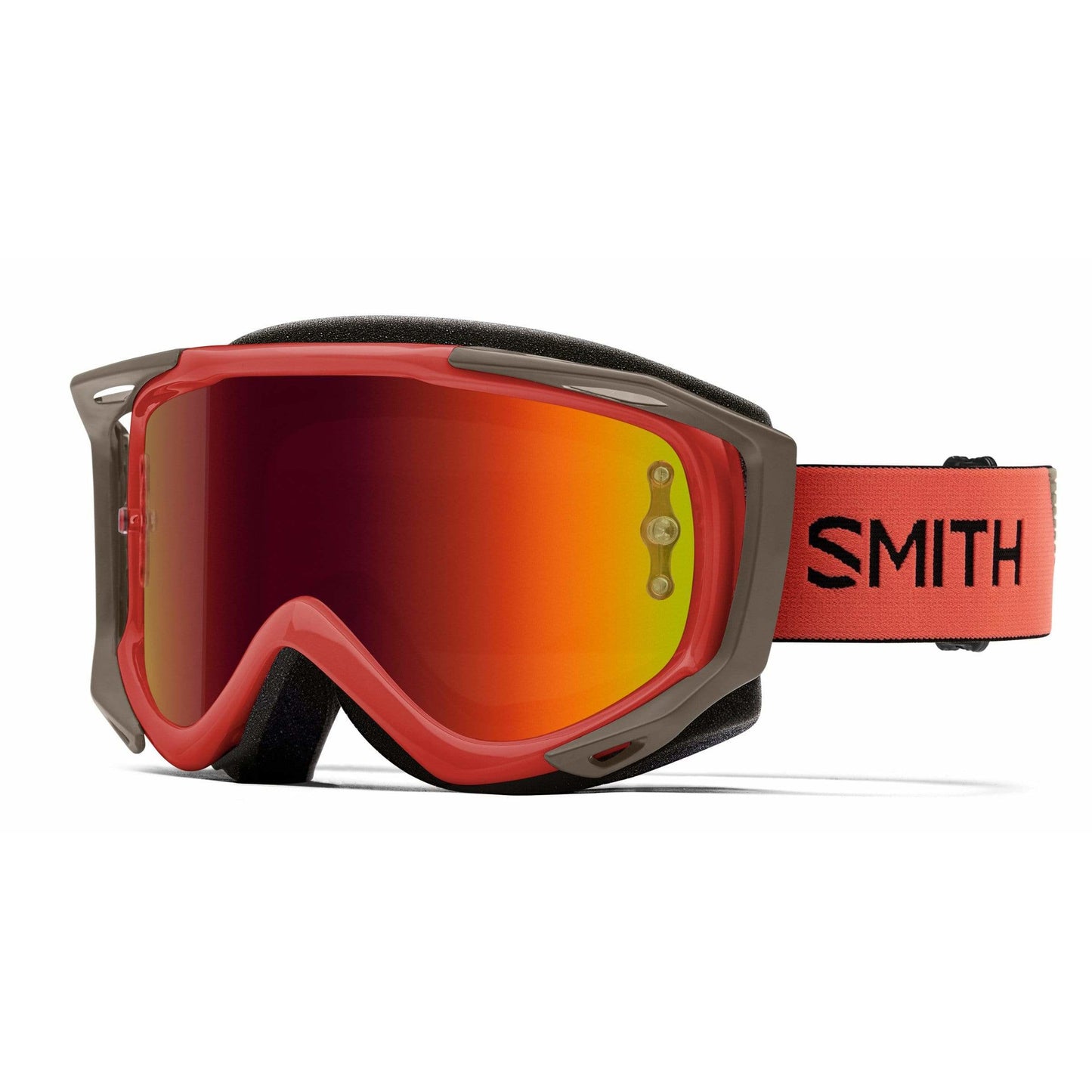 Smith Fuel V.2 Mountain Bike Goggles Sage / Red Rock - Red Mirror