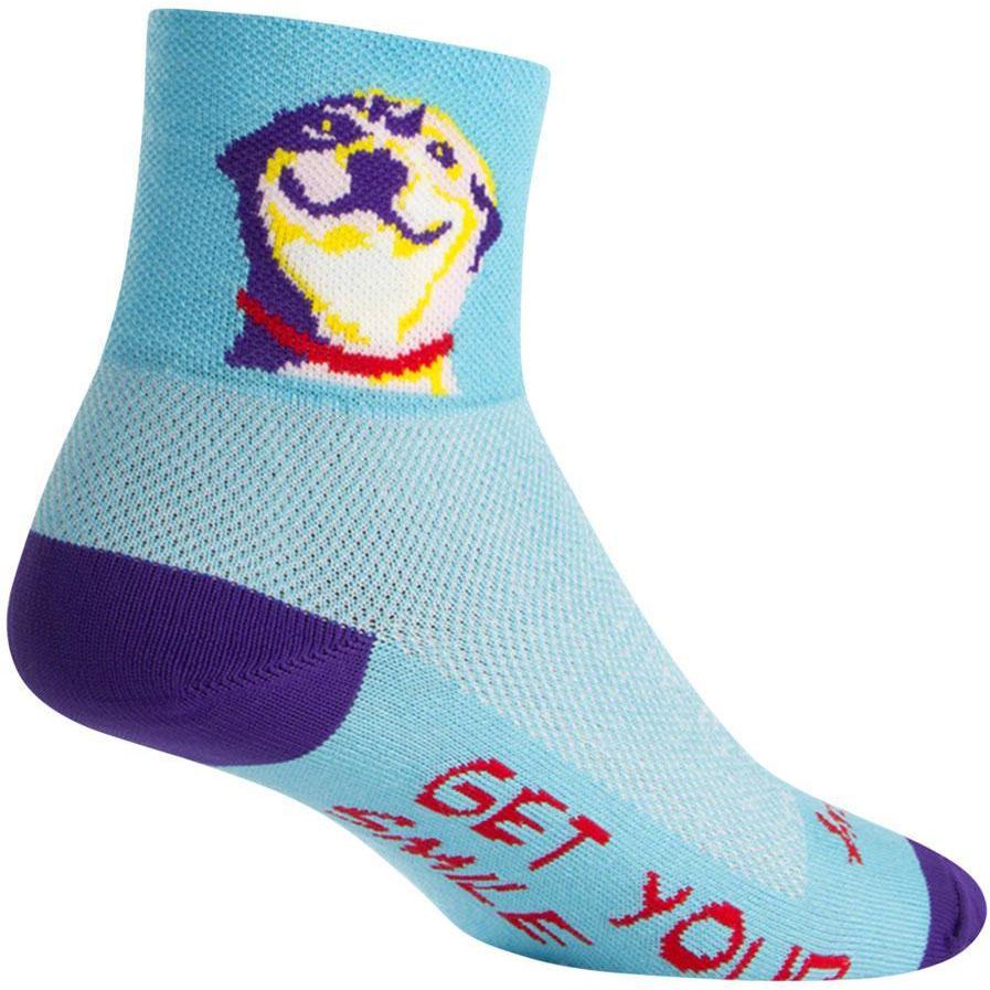 SockGuy Classic Grin Cycling Socks - 3 inch