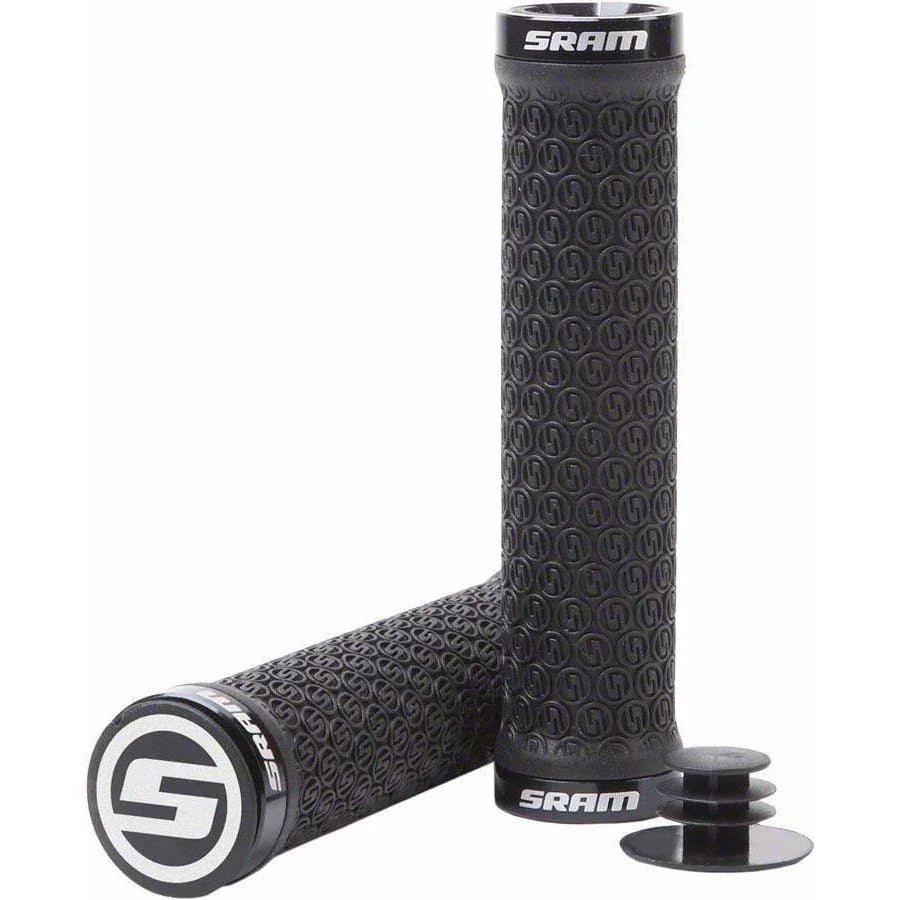 SRAM Locking Bike Handlebar Grips - Black, Lock-On