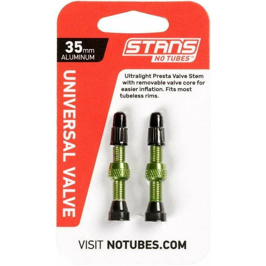 Stan's No Tubes Stan's NoTubes Alloy Bike Valve Stems - 35mm