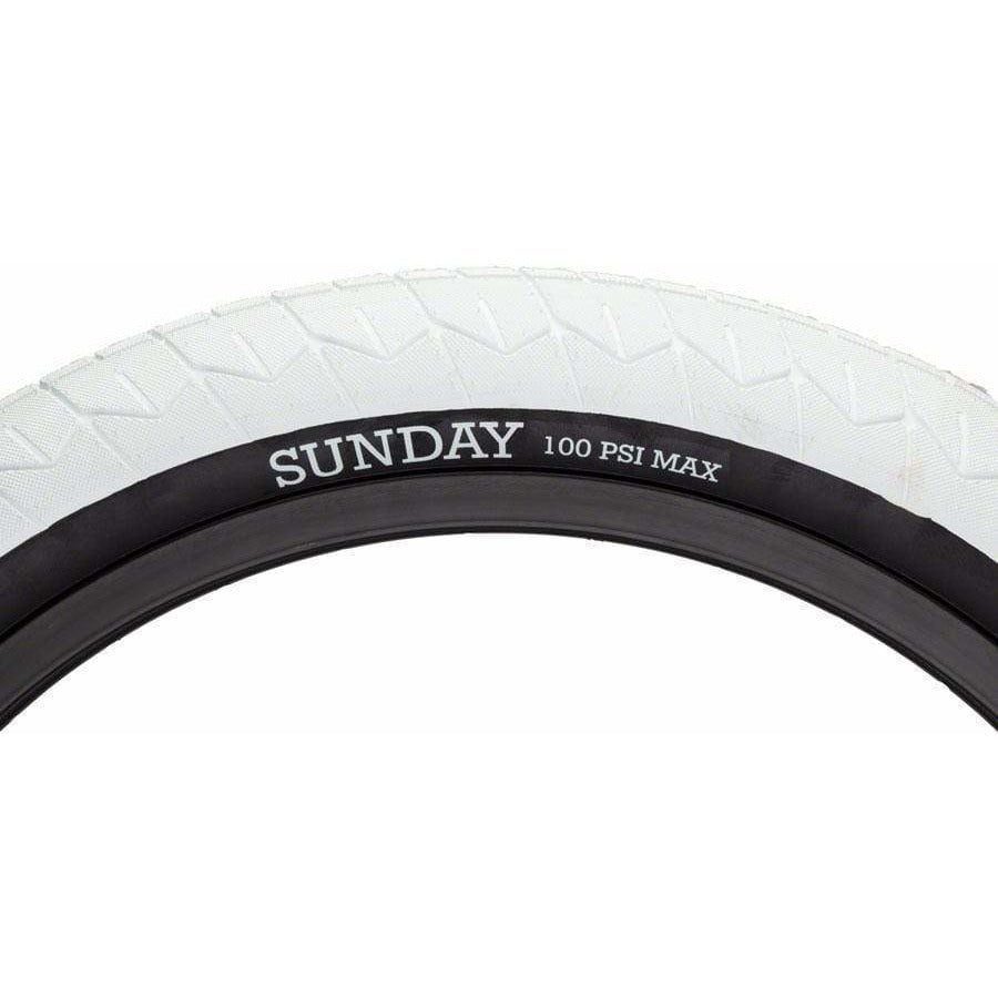 Sunday Sunday Current V2 Tire - 20 x 2.4, Clincher, Wire, White/Black
