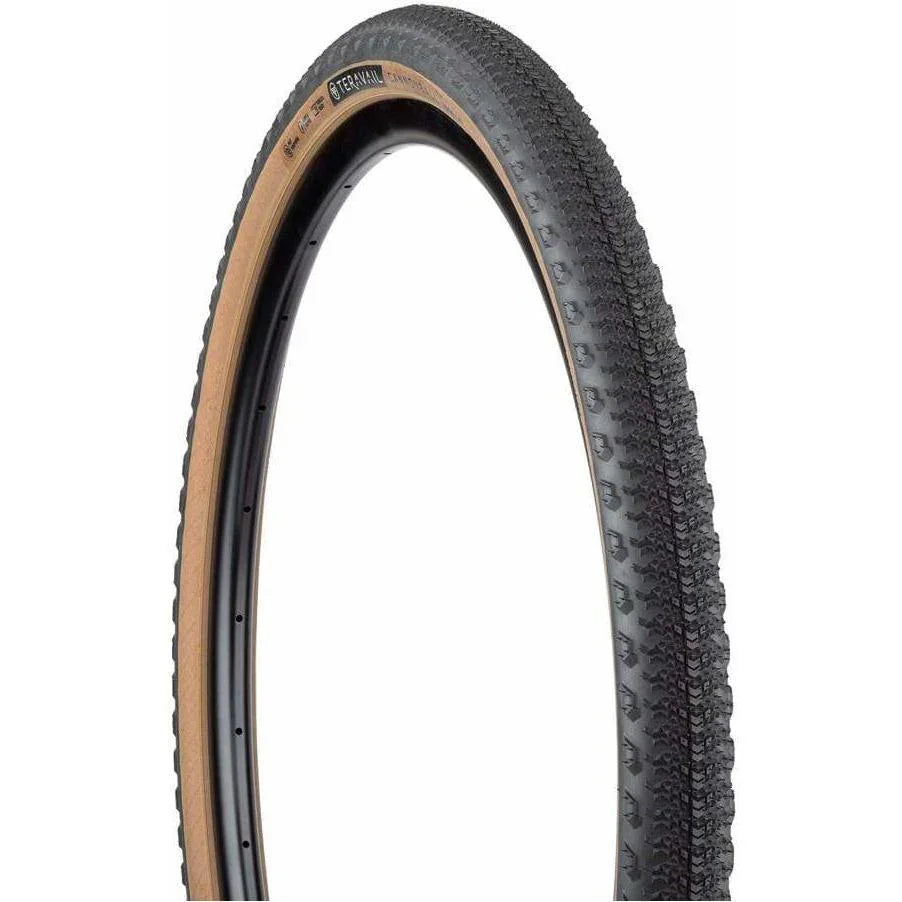 Teravail Rutland Gravel Bike Tire – 700x47c Fast Rolling With Tan Sidewall | Tubeless Ready & Durable
