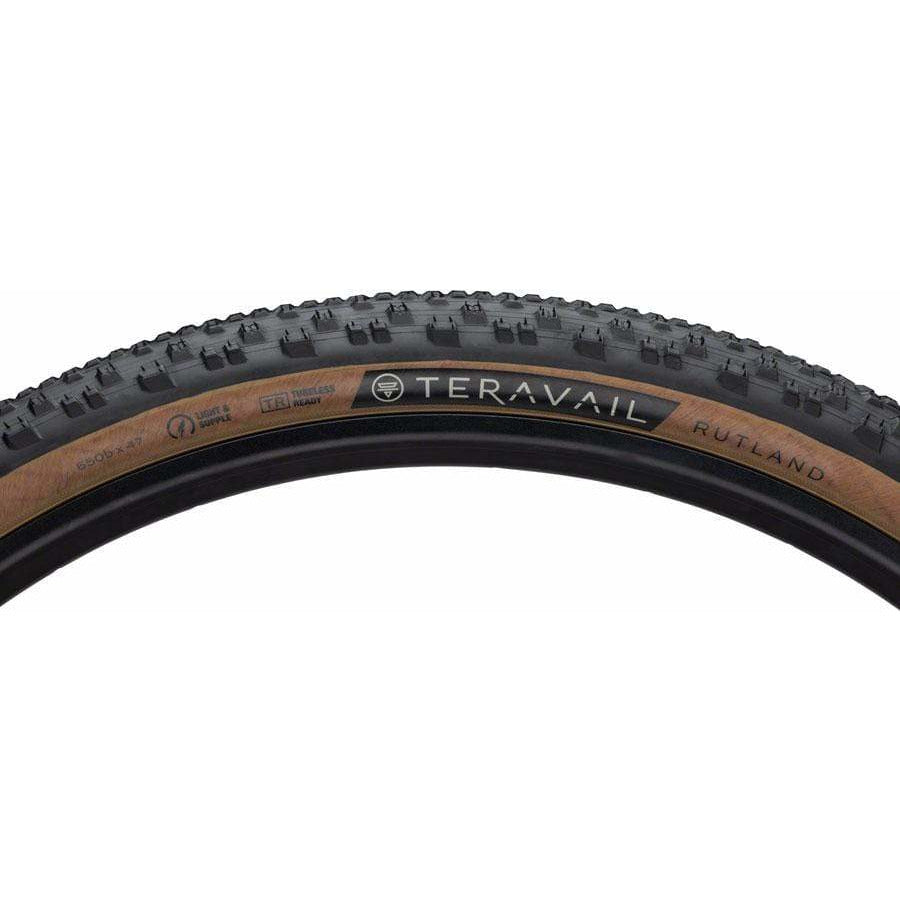 Teravail Rutland Tire - 650b x 47, Tubeless, Folding, Tan, Light and Supple