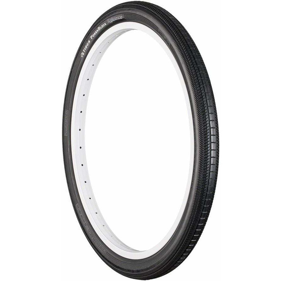 Tioga Tioga PowerBlock OS20 Tire - 20 x 1.85, Clincher, Wire, 60tpi